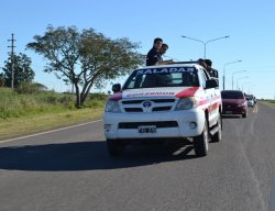 Bomberos Voluntarios de Saladas, recibieron un nuevo móvil