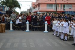 Saladas tributó honores a la Bandera Nacional y a su creador