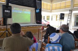 Gran aliento saladeño al Seleccionado Argentino