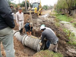 Saneamiento de Desagües Pluviales en barrio San Antonio