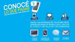 Celulares: las operadoras deben informar qué y cuánto pagan usuarios