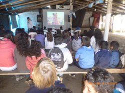 Proyección de películas gratuitas en barrio Estación