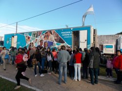 Se entregarán mañana anteojos realizados en los camiones sanitarios