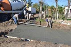 Continúan las obras en barrio San Antonio