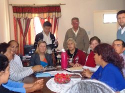 Vice intendente y Concejales se reunieron con Ferias Francas saladeñas