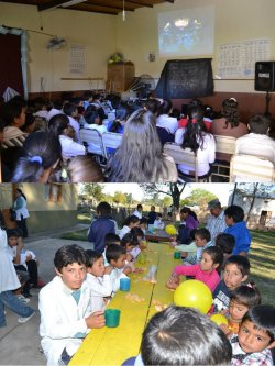 El municipio de Saladas agasajó a niños del Paraje Anguá