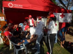 Cruz Roja Corrientes brindó asistencia sanitaria en Itatí