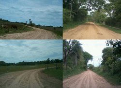 Primera travesía rural, Maratón pedestre de Saladas