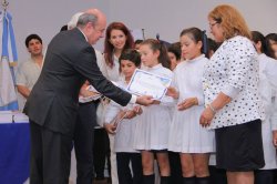 Canteros Federalizó el homenaje a los abanderados y escoltas