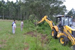 El Municipio acondiciona terreno para construir 30 Viviendas.