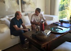 Canteros y Pepe Scioli analizaron la política nacional: Daniel se consolida