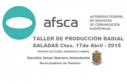 Taller Gratuito de Promoción de la Comunicación Popular Audiovisual