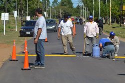 Reductores de velocidad en la avenida Juan Pujol