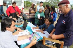 Candidatos del FPV acompañaron a funcionarios nacionales en operativo integral en Lavalle