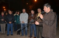 Candidatos del FPV acompañaron la inauguración en Goya