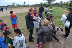 Cancha de fútbol y arreglos en sector norte del Barrio Estación