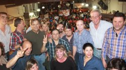 Multitudinario acompañamiento de los bellavistenses a candidatos del FpV