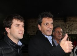 Germán Braillard y Aníbal Godoy de campaña junto a Sergio Massa