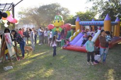 Herrero compartió festejo Día del niño en el centenario