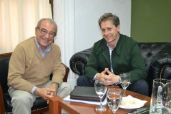 Herrero se reunió con los Ministros, Vischi y Vaz Torres·