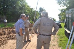 Se agiliza la construcción de cordones cuneta en Saladas