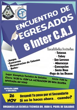 Gran "Encuentro Regional de Egresados 2015 e Inter C.A.J"