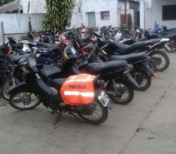 Policía de Saladas realizó operativo vehicular y secuestró 14 motos