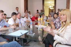 Herrero solicitó 50 viviendas para Saladas al gobierno Nacional