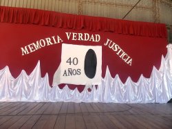 La Escuela Nº 97 realizó acto por el Día de la Memoria, por la Verdad y la Justicia