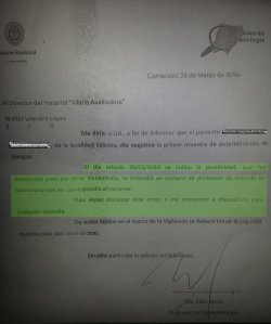 Salud Pública se equivocó y ahora no hay caso de dengue en Saladas