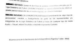 El polémico artículo que Méndez incluyó para que no se opine del municipio
