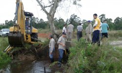 En Saladas llovió más de 100 mm y anegó barrios