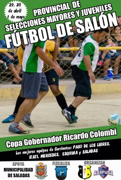 El Futsal en su máximo esplendor se vivirá este finde en Saladas