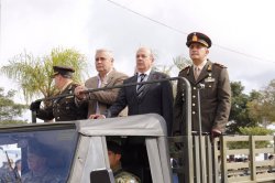 Canteros agradeció al Ejército por asistir a los inundados de Corrientes y la región
