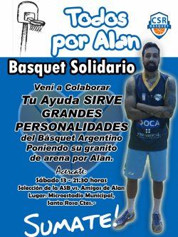 Básquetbol solidario, Todos por Alan