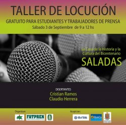 Taller de Locución en Saladas