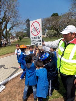 Jardineritos cerraron jornada de Seguridad Vial