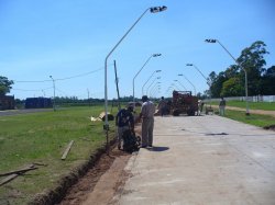 Comenzaron con el ensanchamiento del corsódromo