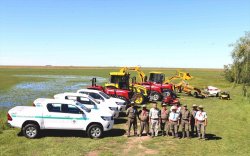 Nación entregó equipos para el mantenimiento del futuro Parque Nacional Iberá