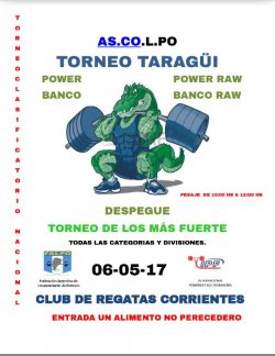 El saladeño José Ramírez competirá en el Torneo Taragüi