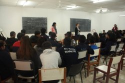 La Carrera de Enfermería del ISFD brindó una charla sobre educación sexual a alumnos del nivel superior