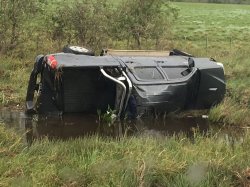 Jóvenes saladeños protagonizaron un accidente volviendo de San Roque