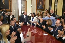 Canteros recibió al Consejo de la Magistratura