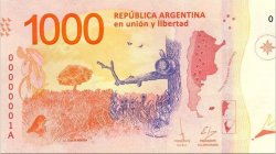 Comienza a circular el billete de 1000 pesos