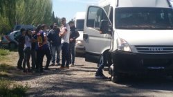 Demoran a combi de Saladas en ruta 12 buscando estupefacientes, pero se equivocaron