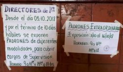 En la Escuela Nº 97 se exhibe padrón de directivos