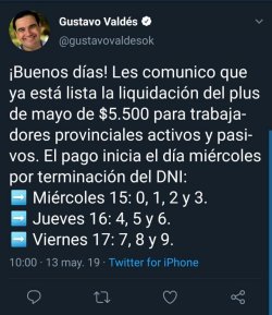 El miércoles se inicia el pago del plus de 5500 pesos a empleados estatales