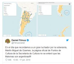 El Gobierno llamó Falkland a las Islas Malvinas