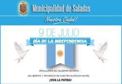 Gran Acto al conmemorarse 203 años de la Declaración de la Independencia 