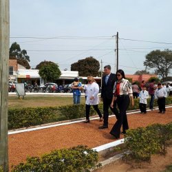 El pueblo de Saladas le rindió honores al "Padre de la Patria"